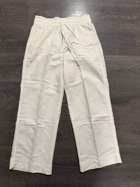 GAP Women’s Linen Pants in Off-White
